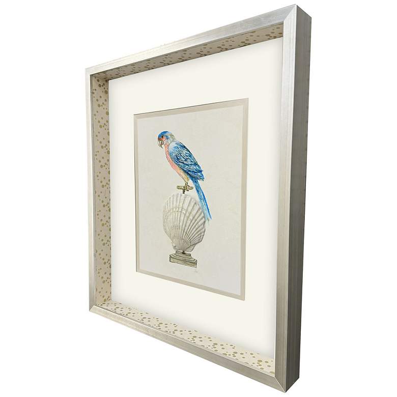 Image 2 Treasure Parrot IV 23"W x 26"H Framed Art more views