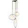 Treble 25 1/2" Wide Dark Smoke Multi Light Pendant