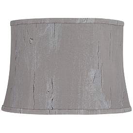 Image1 of Treble Gray Softback Drum Lamp Shade 14x16x11 (Washer)