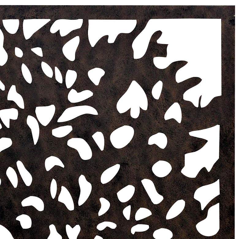 Image 2 Tree Black 49 1/4 inch High Metal Wall Art more views