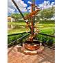 Tree of Life 72"H Outdoor Copper Fountain with Extra Leaves