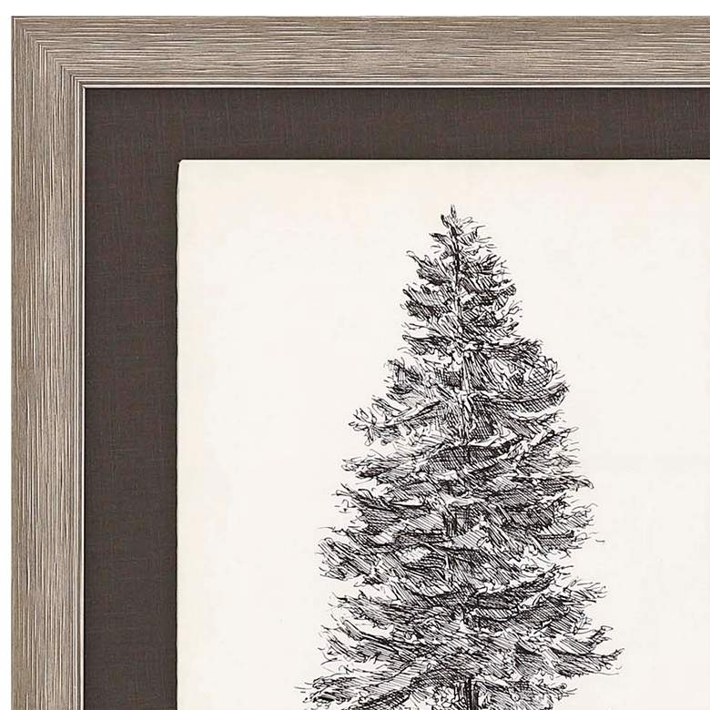 Image 2 Tree Sketch I 46" High Framed Giclee Hand-Finished Wall Art more views