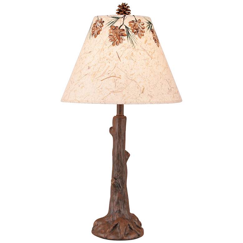 Image 1 Tree Trunk with Roots Accent Lamp