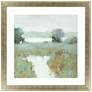 Trees and Creek Series-2 42" Square Framed Giclee Wall Art
