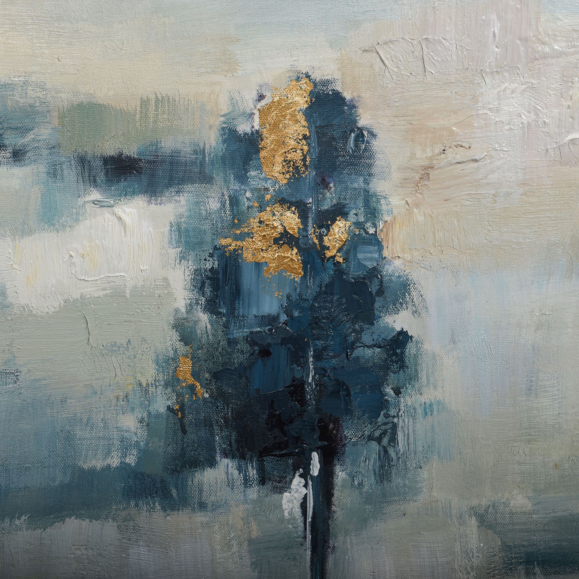 Image 5 Trees In The Hill 48"W x 36"H Canvas Framed Wall Art more views