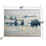 7_Trees In The Hill 48"W x 36"H Canvas Framed Wall Art more views