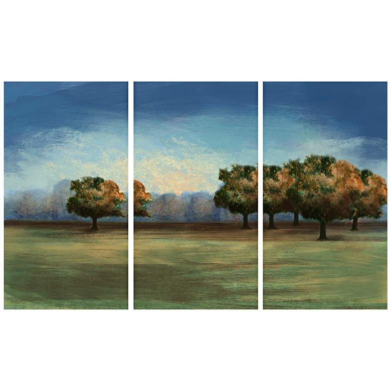 Image 1 Treescape Triptych Set of 3 Canvas Wall Art
