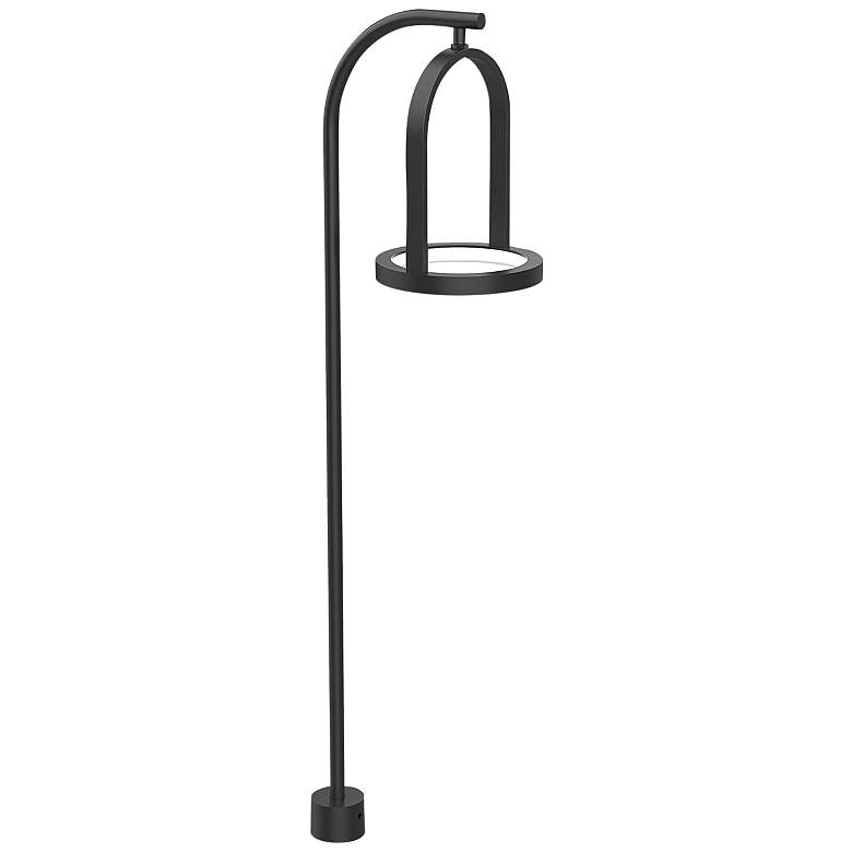 Image 1 Trek 28 1/2 inch High Black Aluminum LED Outdoor Path Light