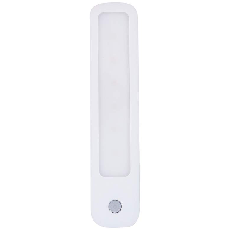 Image 1 Trek 8 1/2 inchW White Low Profile Motion Sensor LED Bar Light