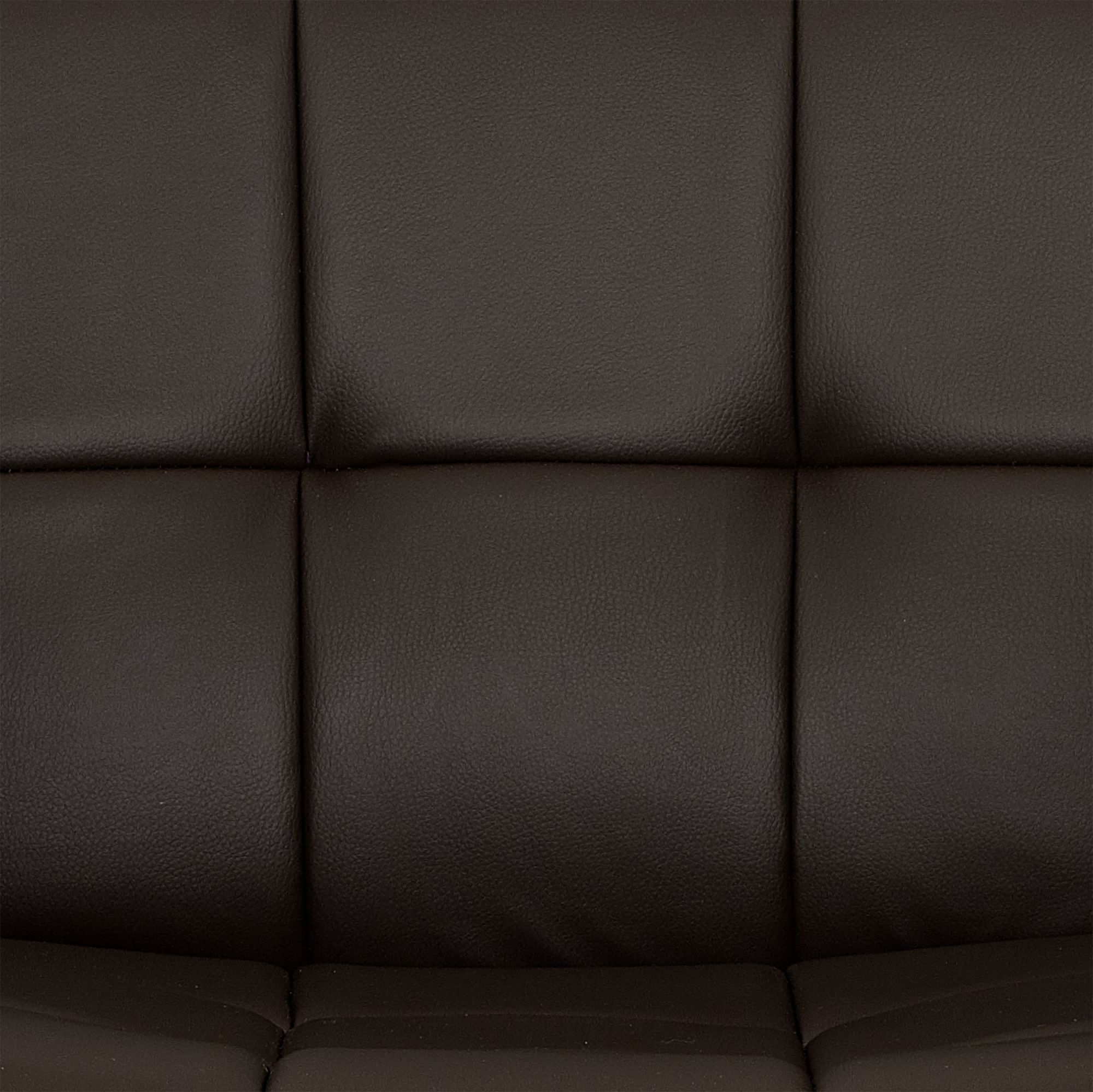 Image 2 Trek Large Espresso Faux Leather Adjustable Swivel Bar Stool Set of 2 more views