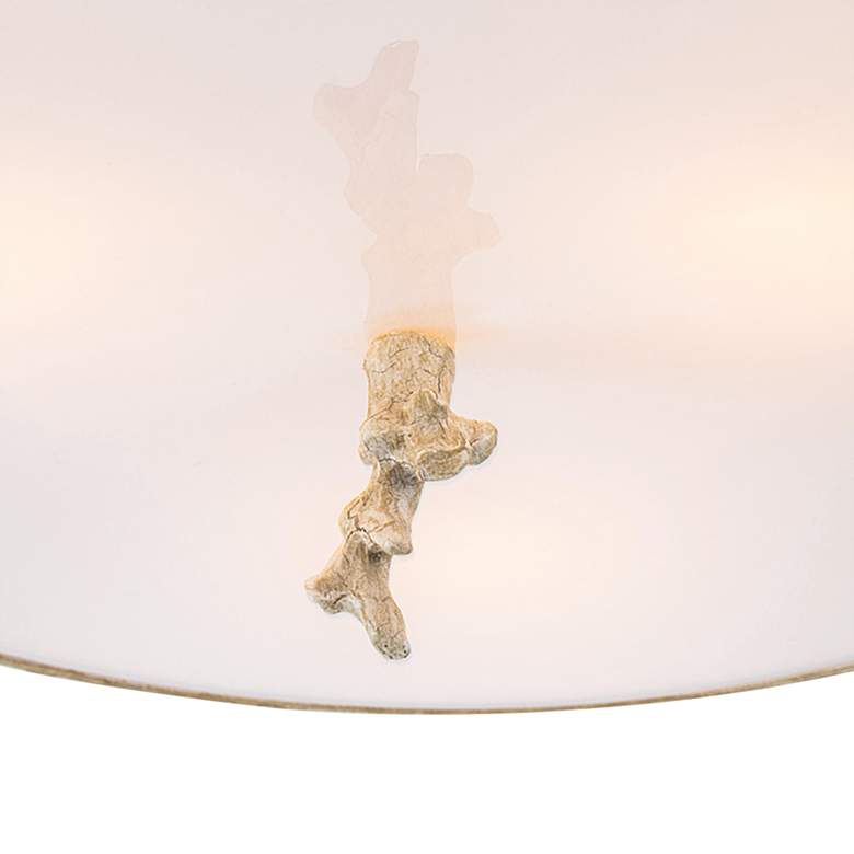 Image 4 Trellis 16" Wide Putty Patina Ceiling Light more views