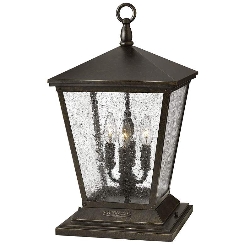 Image 2 Trellis 19 3/4" High Regency Bronze Outdoor Post Light more views