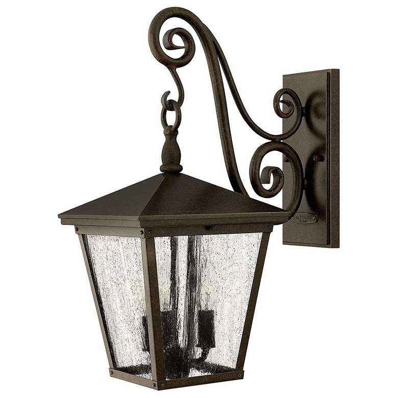 Image 1 Trellis 19 3/4" High Regency Bronze Outdoor Wall Light