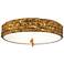 Trellis 20" Wide Antique Gold Leaf Ceiling Light