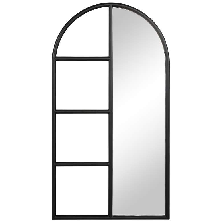 Image 1 Trellis 69.75 H x 38 W Wall Mirror, Black