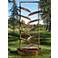 Trellis 72" High Sculptural Copper Outdoor Fountain