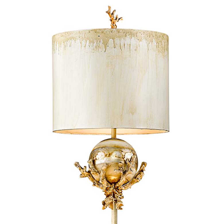 Image 2 Trellis Putty Silver Leaf Floor Lamp more views