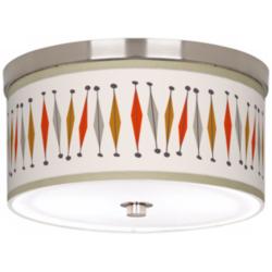 Tremble 10 1/4&quot; Wide Brushed Nickel Ceiling Light