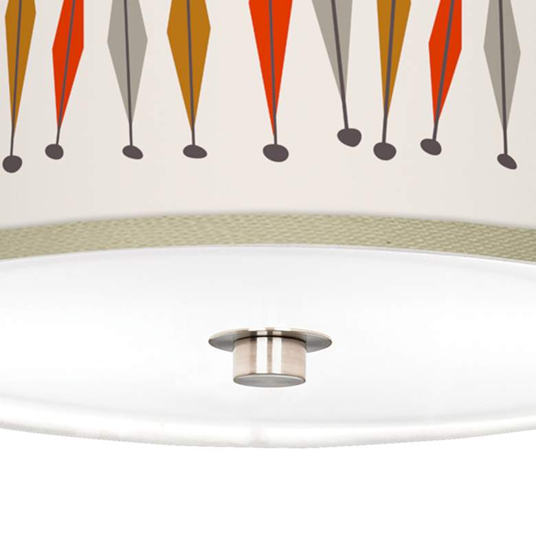 Image 3 Tremble 10 1/4 inch Wide Brushed Nickel Ceiling Light more views