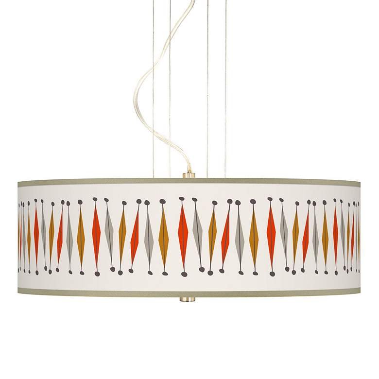 Image 1 Tremble Giclee 20" Wide 3-Light Pendant Chandelier