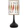 Tremble Giclee Black Droplet Table Lamp