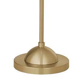 Image4 of Tremble Giclee Warm Gold Stick Floor Lamp more views
