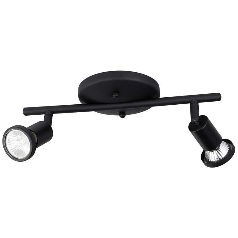 Image 1 Tremendo 2 Lt Fixed Track Light Structured Black Finish, 40W