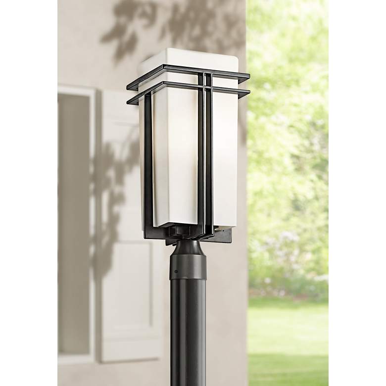 Image 1 Tremillo Energy Efficient 20 inch High Black Outdoor Post Light