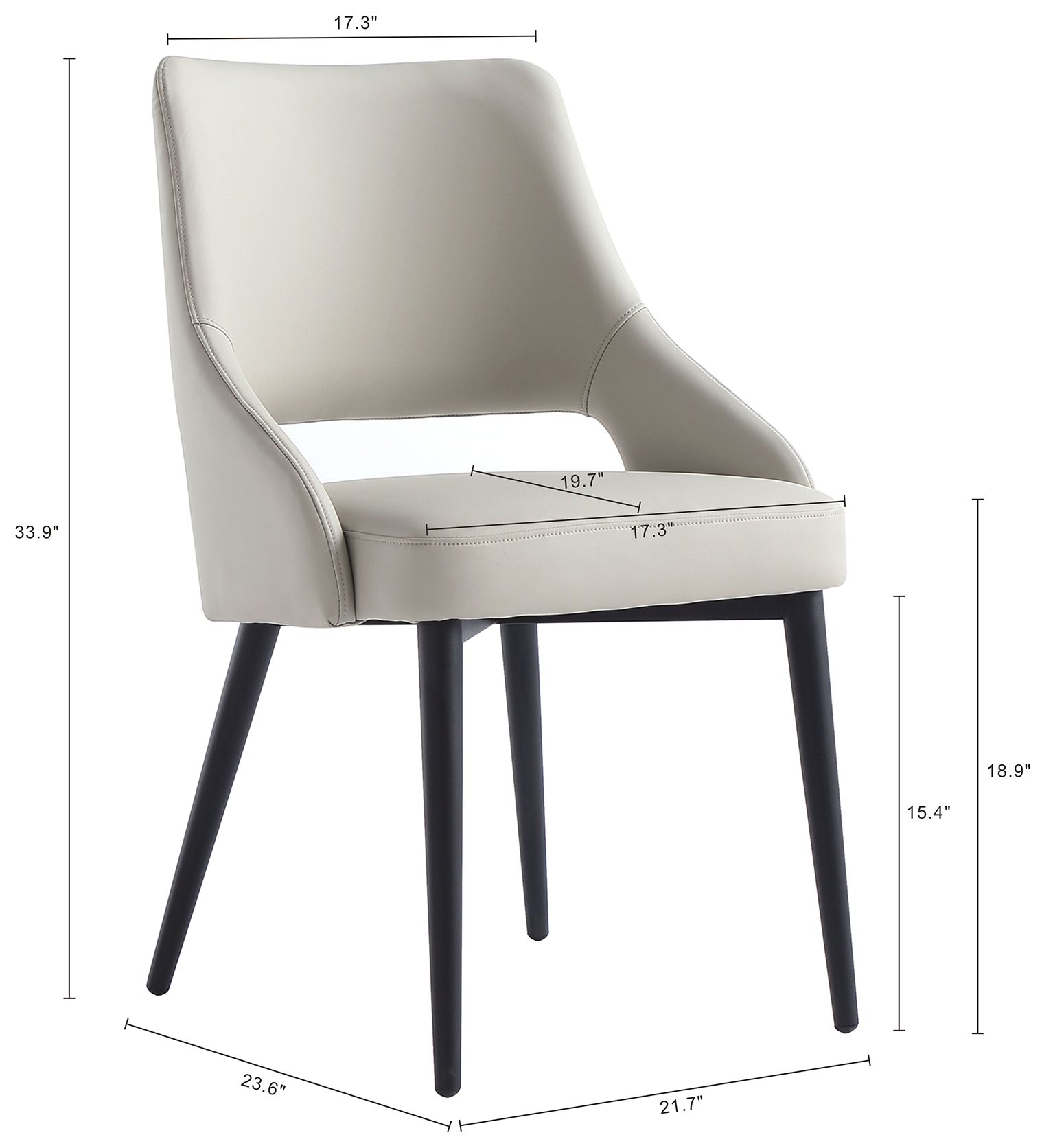 Image 4 Tremont 8-Piece Dining Chair Set more views