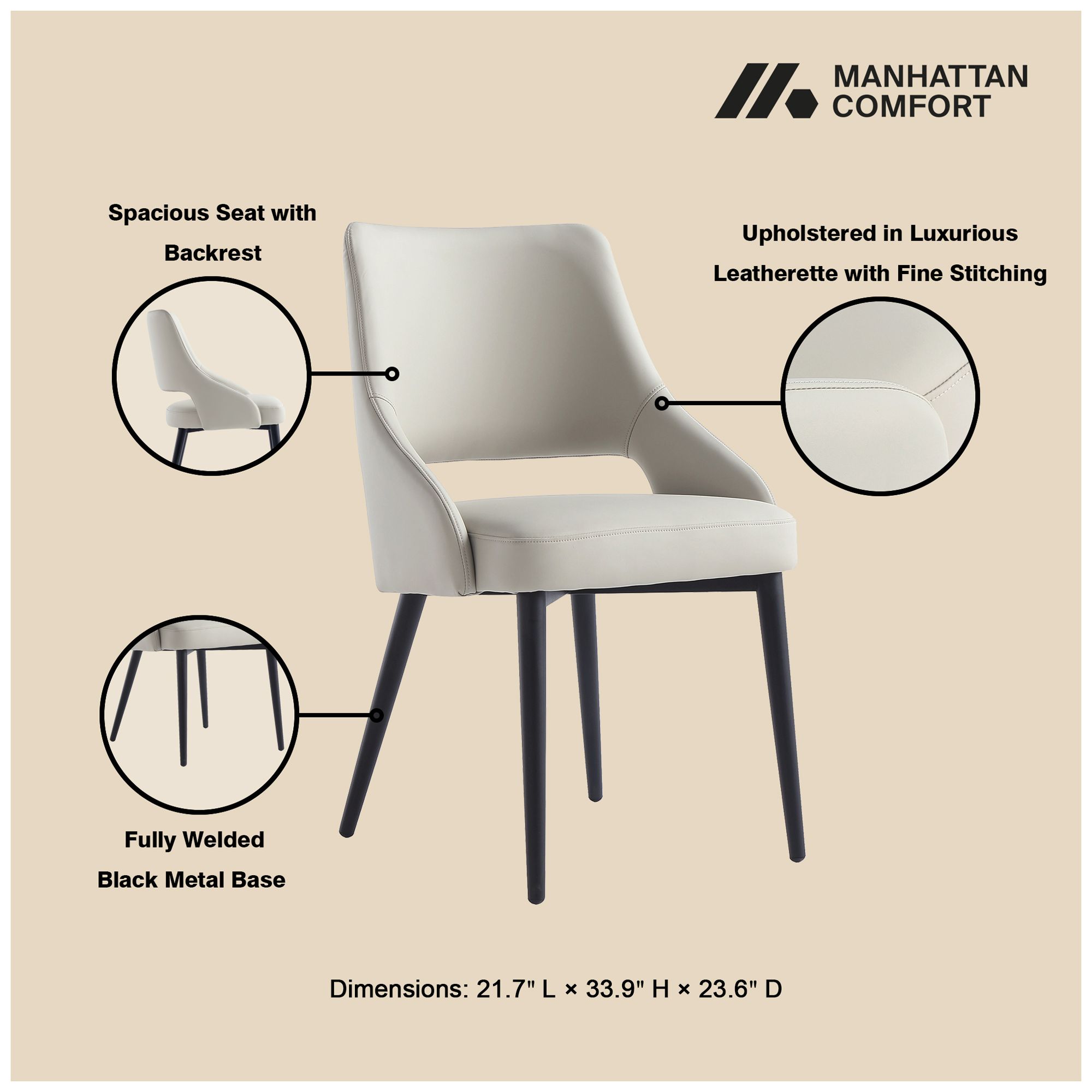 Image 5 Tremont 8-Piece Dining Chair Set more views