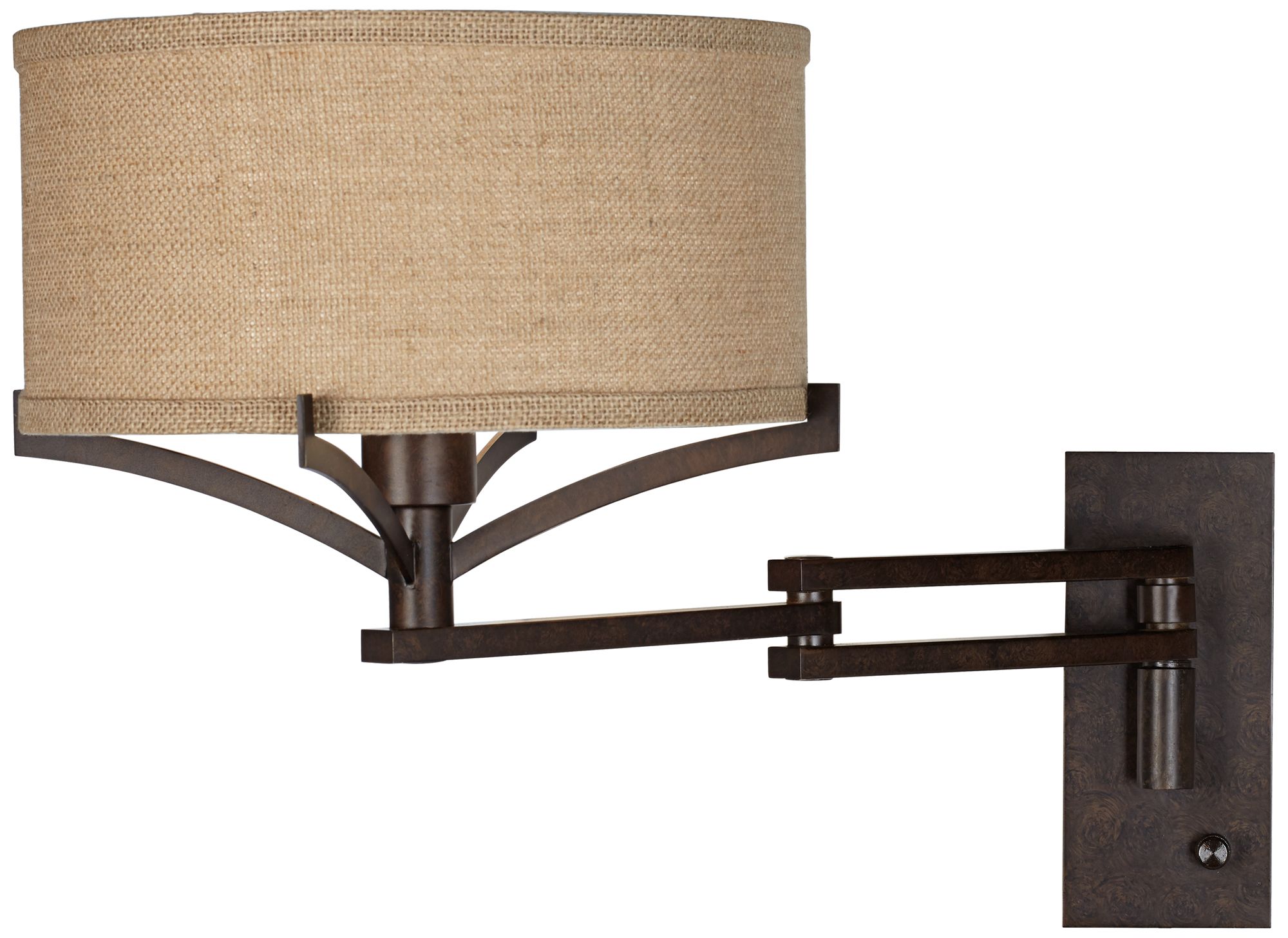 tremont bronze metal swing arm wall lamp