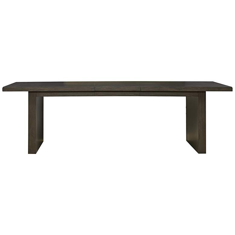 Image 1 Tremont Graphite Wood Rectangular Extension Dining Table