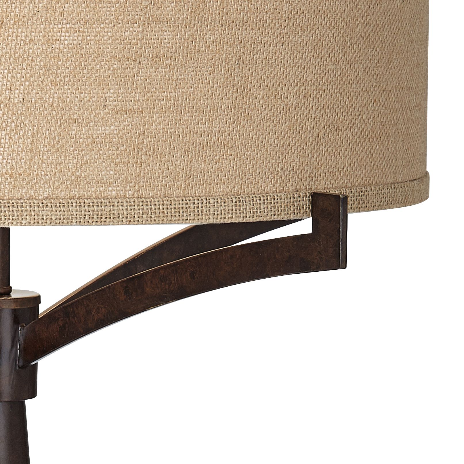 Tremont Industrial Bronze 2Light Lamp with Table Top Dimmer 89M12