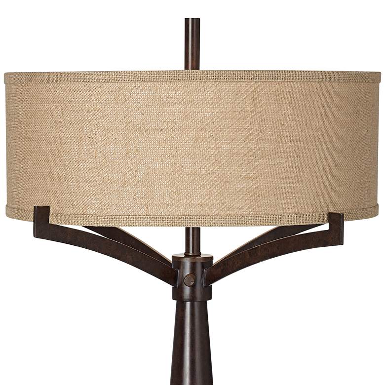 Image 5 Tremont Industrial Bronze 2-Light Table Lamp With USB Dimmer more views