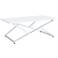 Trenchly 47 1/2"W Gloss White Steel Rectangular Coffee Table