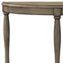 Trennis 28" Wide Antique Gray Wood 1-Shelf Console Table