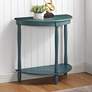 Trennis 28" Wide Antique Light Green Wood Console Table