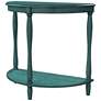 Trennis 28" Wide Antique Light Green Wood Console Table