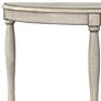 Trennis 28" Wide Antique White Wood 1-Shelf Console Table