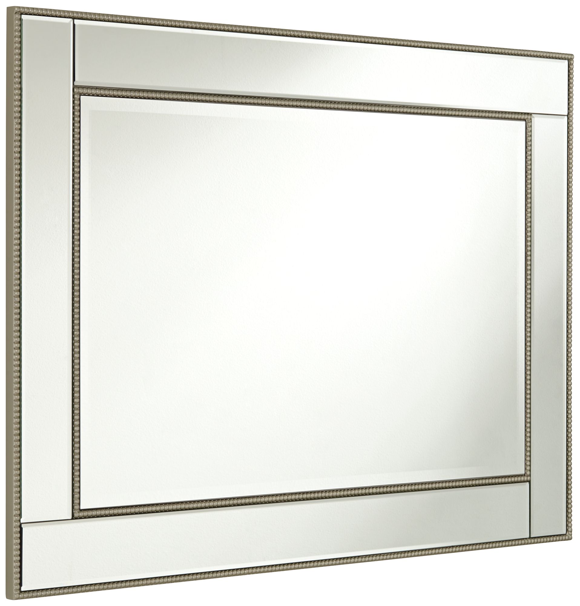 Trenta Champagne 27" x 39" Rectangular Wall Mirror in scene
