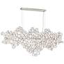 Trento 55 3/4" Wide Champagne Silver 15-Light Oval Chandelier
