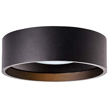 Trenton 5" Wide Black LED Outdoor Ceiling Light