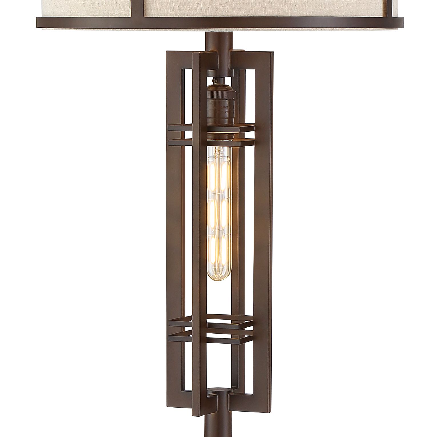 Image 4 Trenton 65 1/2 Farmhouse Floor Lamp with Night Light more views