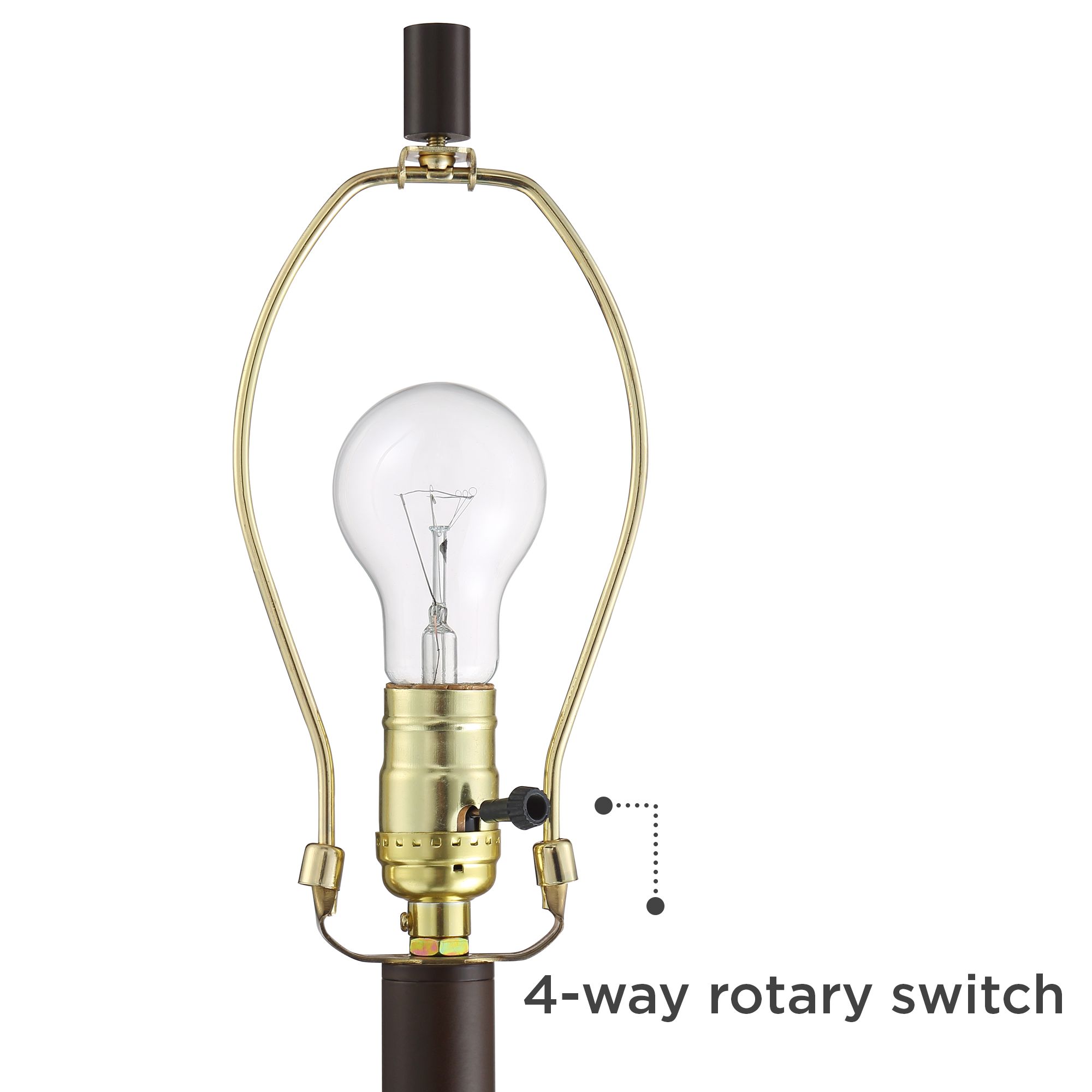 Image 5 Trenton 65 1/2 Farmhouse Floor Lamp with Night Light more views