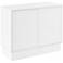Tresero 35 1/2" Wide White Lacquer Wood 2-Door Cabinet