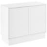 Tresero 35 1/2" Wide White Lacquer Wood 2-Door Cabinet