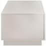 4_Tresero 47" Wide High Gloss Warm Gray Wood Coffee Table more views