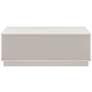 6_Tresero 47" Wide High Gloss Warm Gray Wood Coffee Table more views