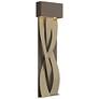 Tress 31.8" High Soft Gold Accented Large Bronze LED Sconce