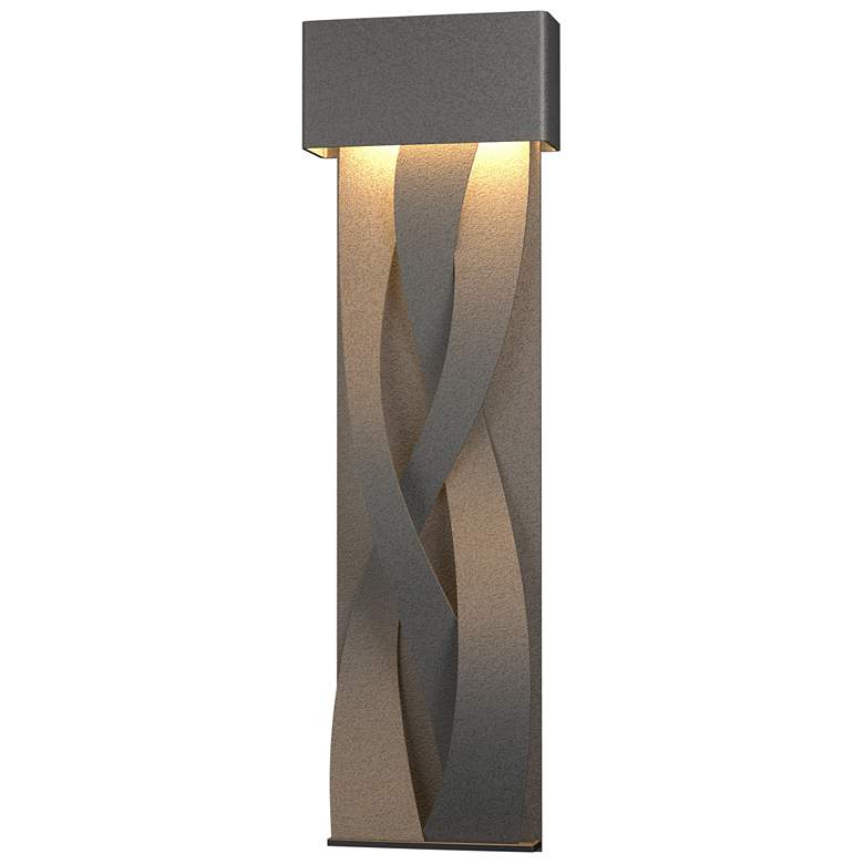 Image 1 Tress Large Dark Sky LED Outdoor Sconce - Iron Finish